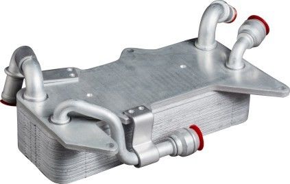 Calidad  4H0317021H AUDI A6 C7 Aluminum Oil Cooler , Auto Parts Engine Oil Cooler fábrica